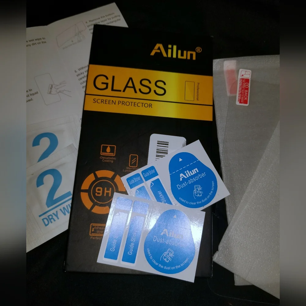 Ailun Glass Screen Protector 2 Pack Kit for iPhone 14 Pro Max